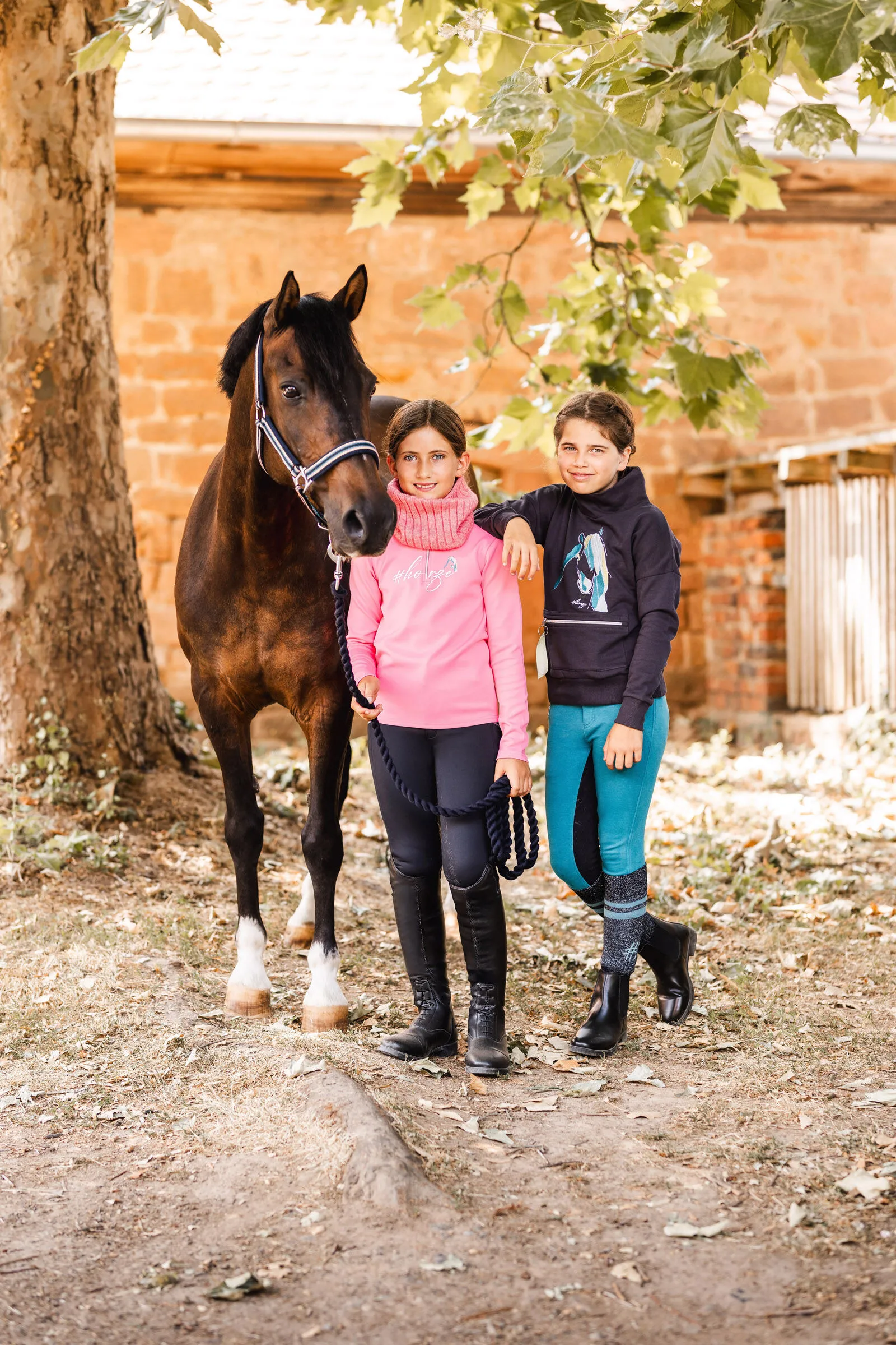Horze Bruna Maglione a collo alto per bambini