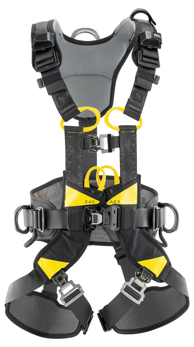 Imbracatura anticaduta No Petzl Posteriore, Gamba, Spalla Vita C072AA01 Con cintura attaccamento Anteriore, Posteriore,