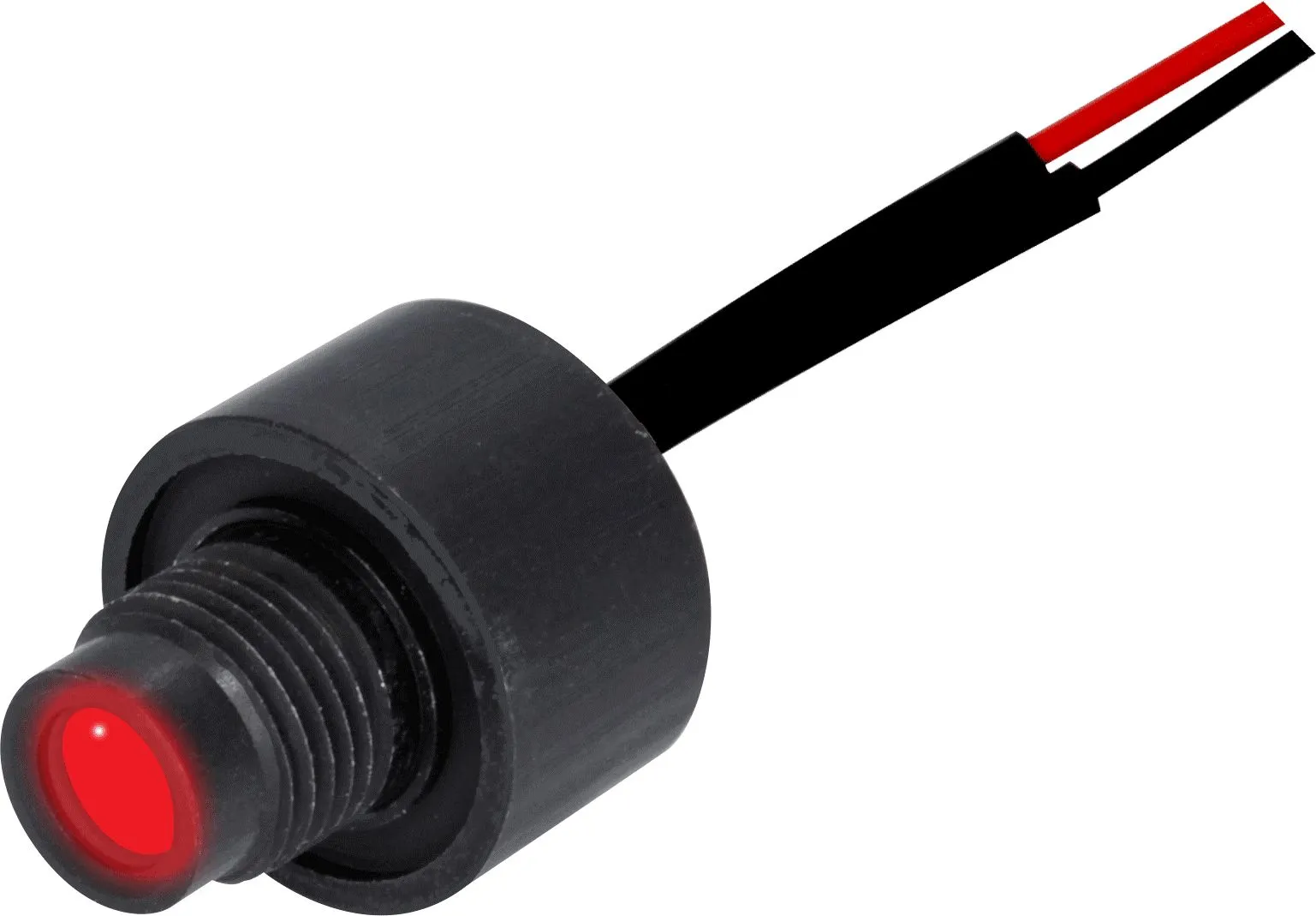 Indicatore Oxley Rosso  a LED, 230V cc, IP68, foro da 8mm