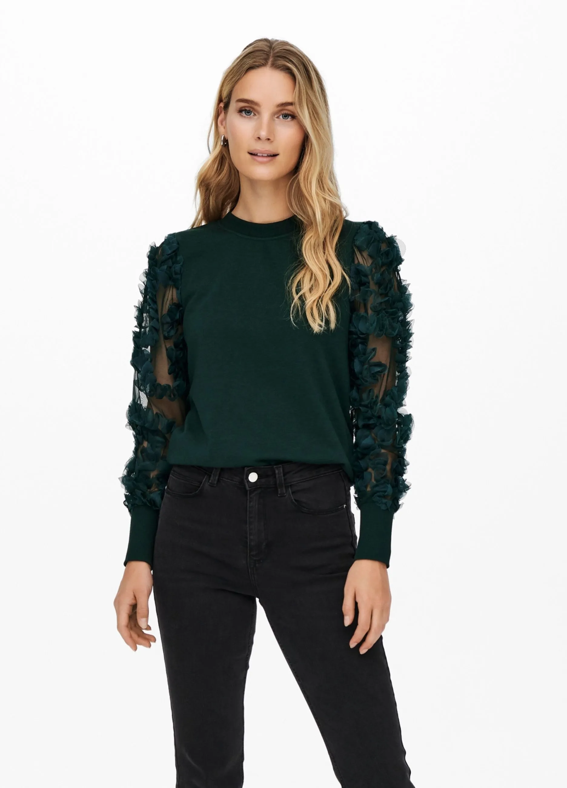 JDY  Pullover paricollo a maniche lunghe