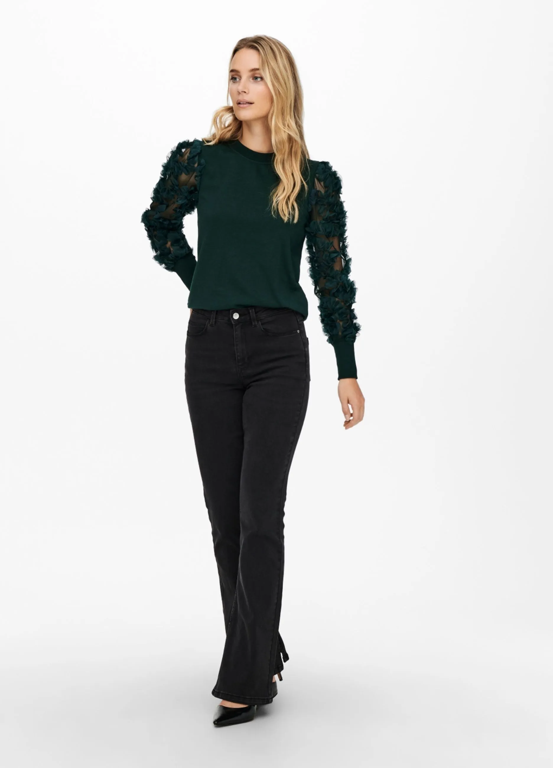 JDY  Pullover paricollo a maniche lunghe