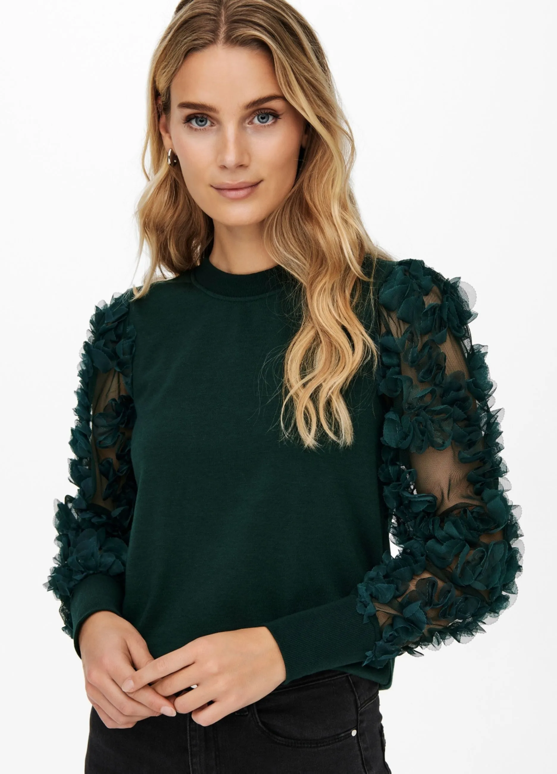 JDY  Pullover paricollo a maniche lunghe