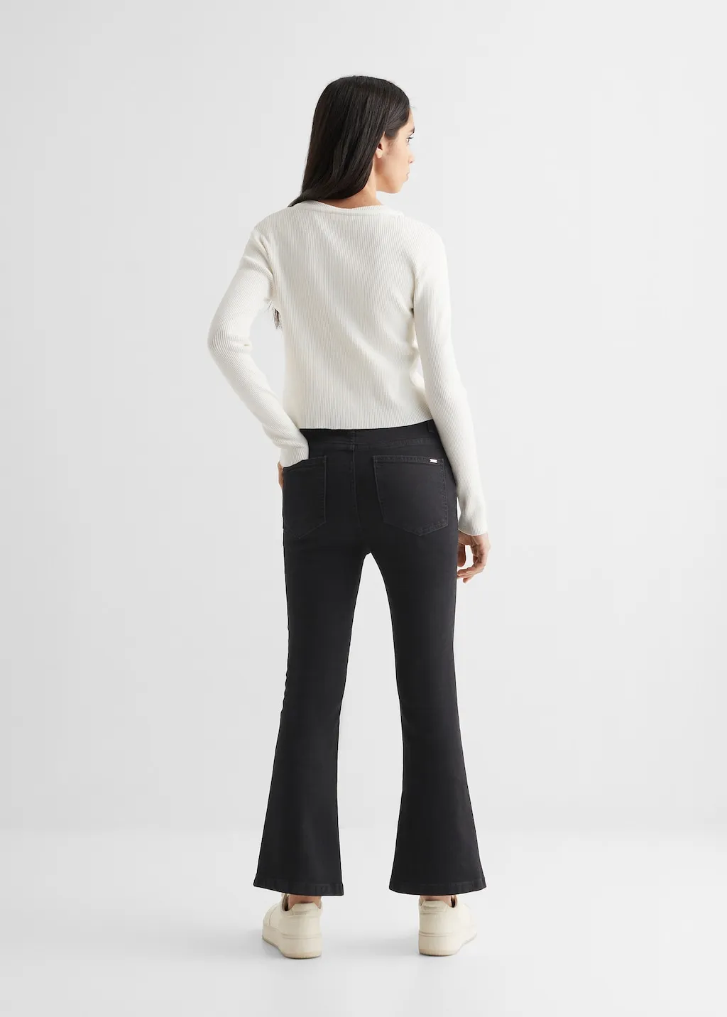 Jeans chiusura fiocco