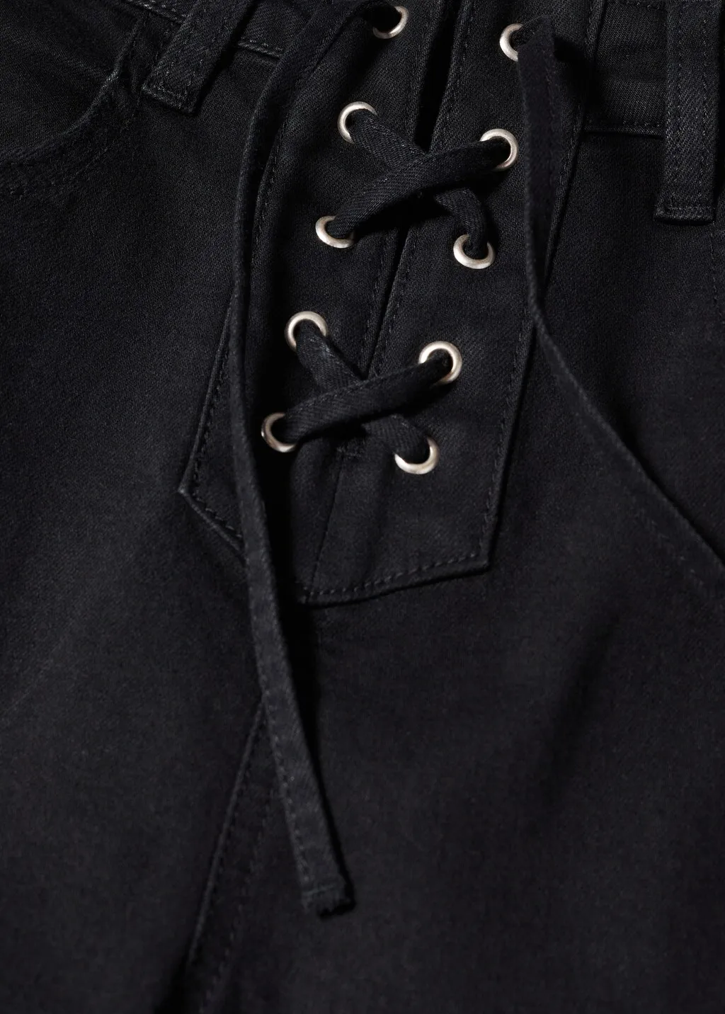 Jeans chiusura fiocco