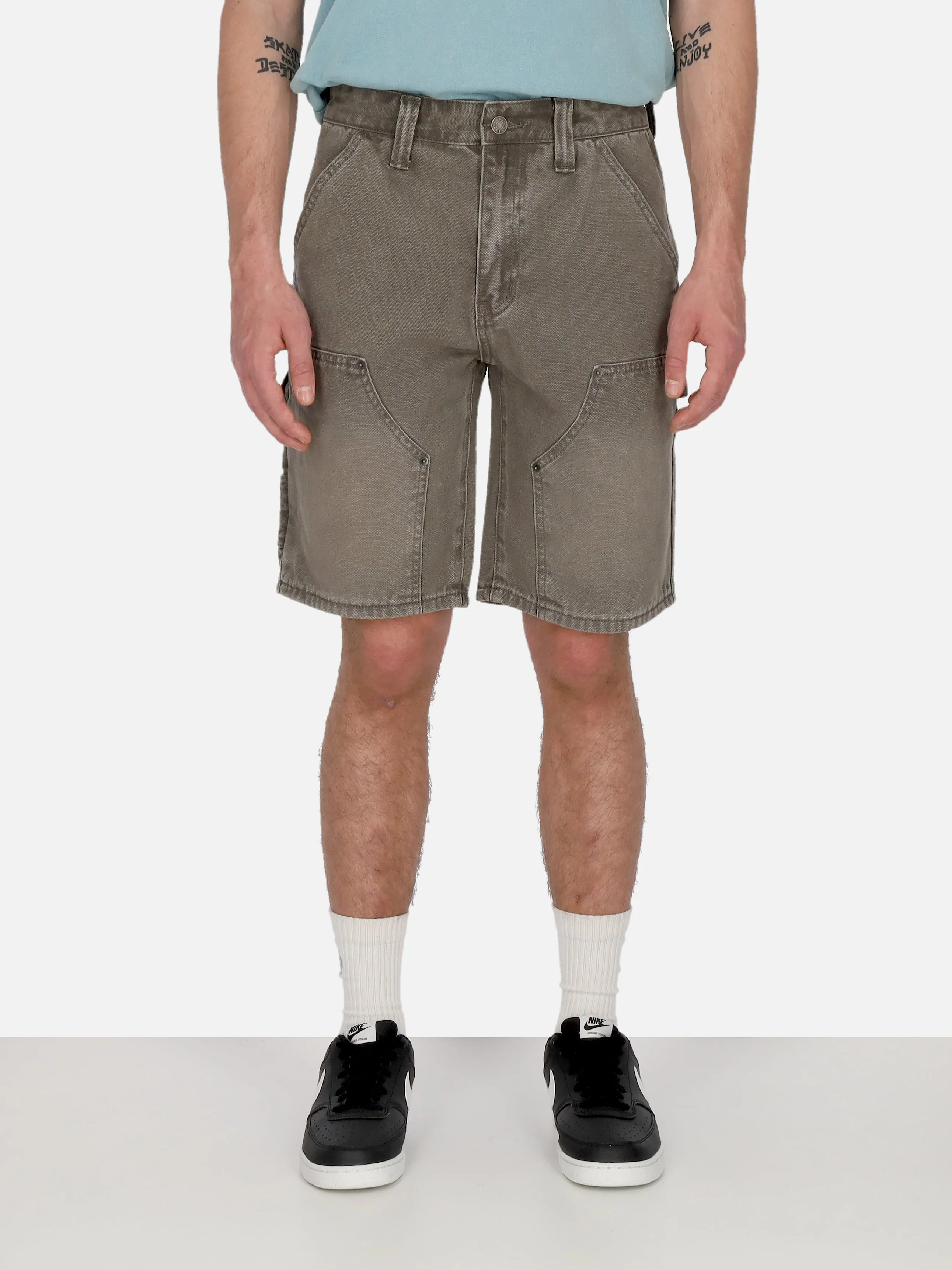 Jeans Corto Uomo Go Stainer Carpenter Short Go Stained Green