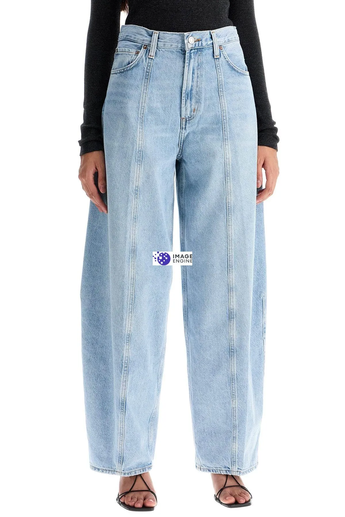 Jeans Kristen con gamba curva