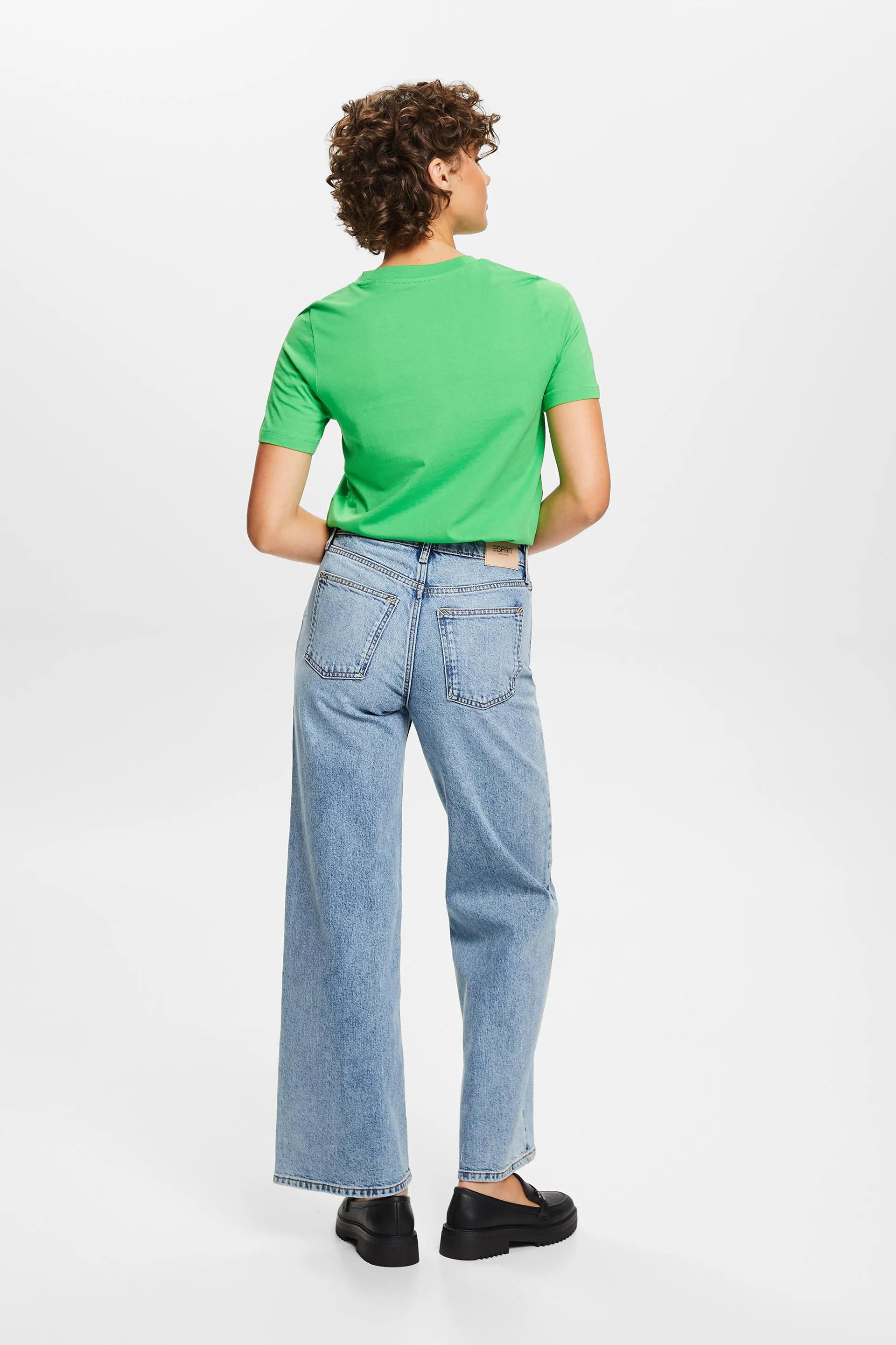 Jeans rétro a gamba larga