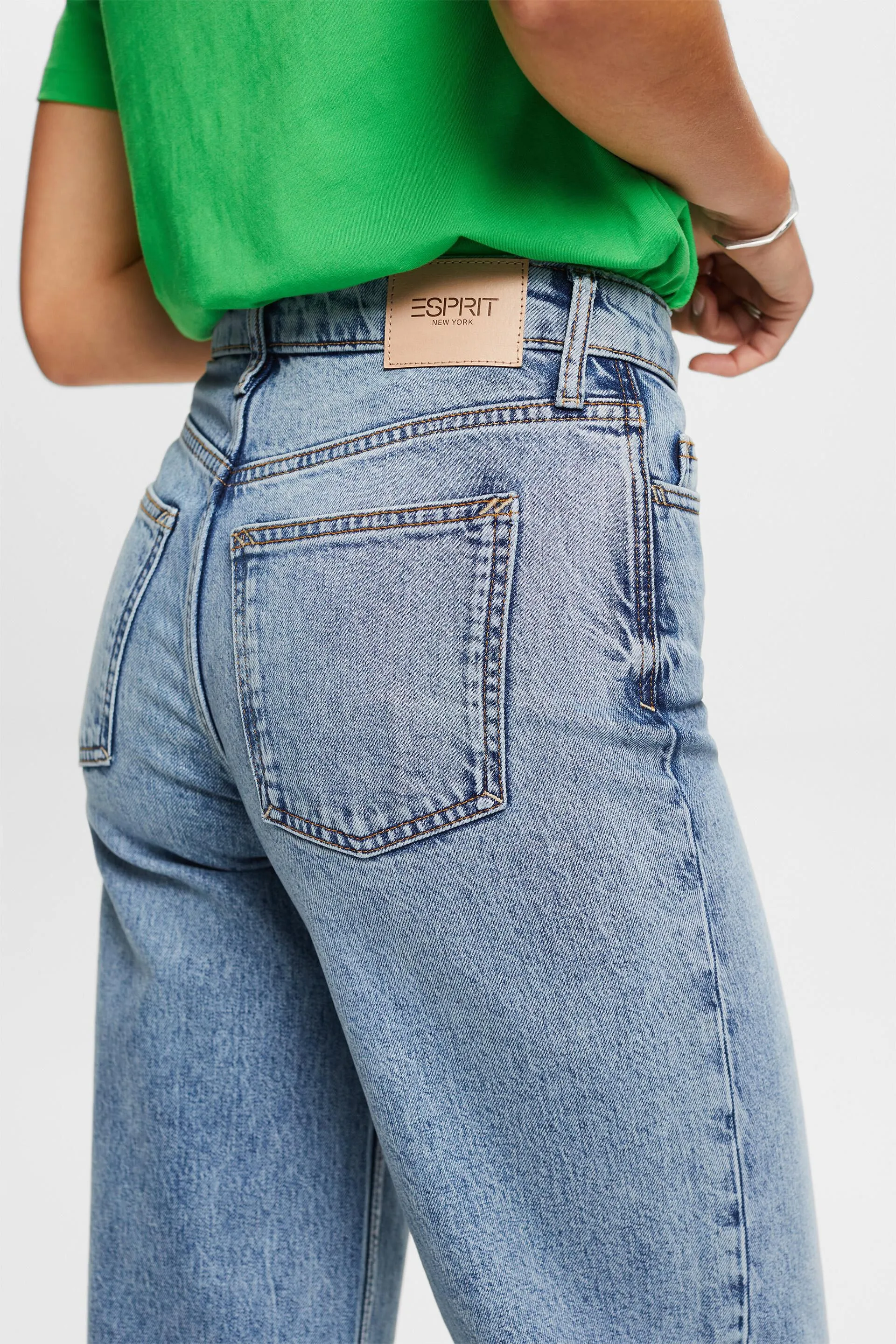 Jeans rétro a gamba larga