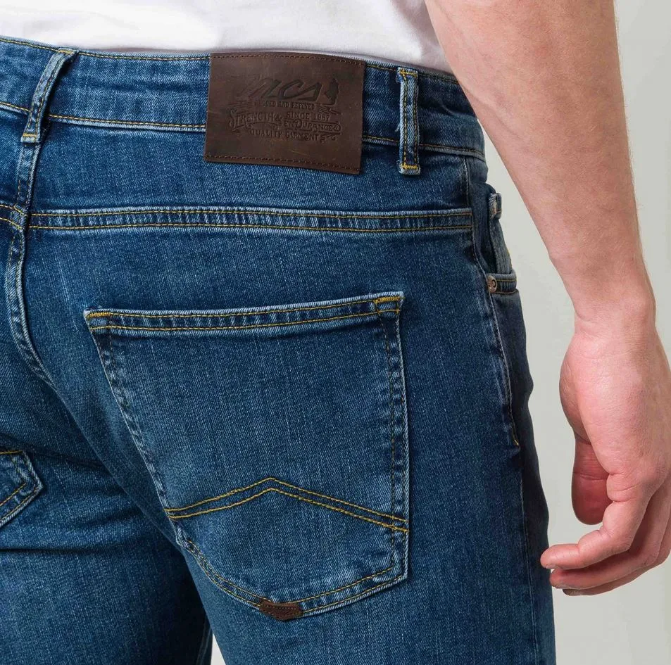 Jeans stretch lavaggio medio mcs regular fit denim