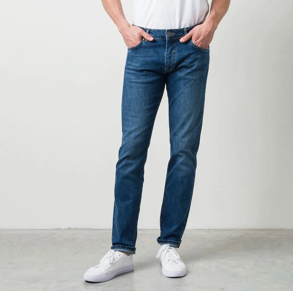 Jeans stretch lavaggio medio mcs regular fit denim
