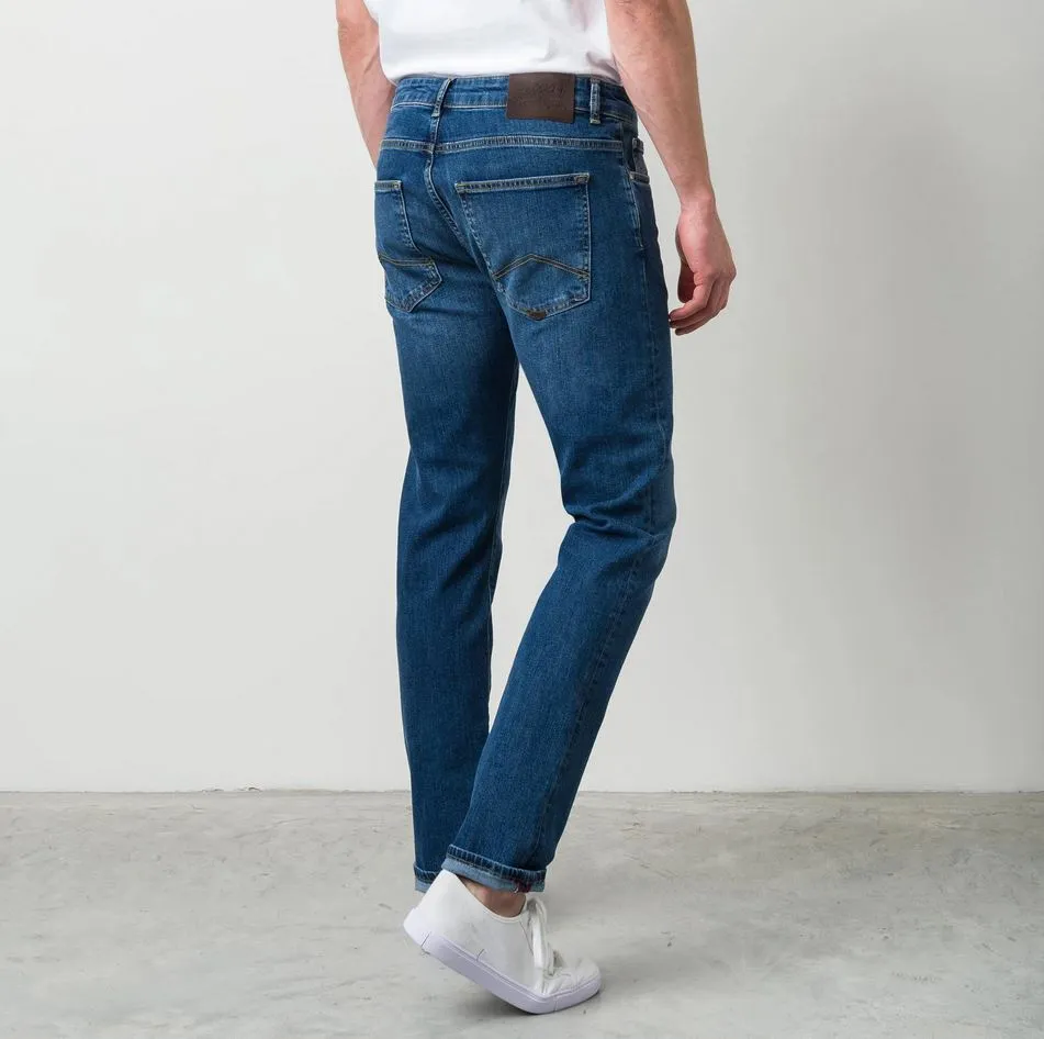 Jeans stretch lavaggio medio mcs regular fit denim