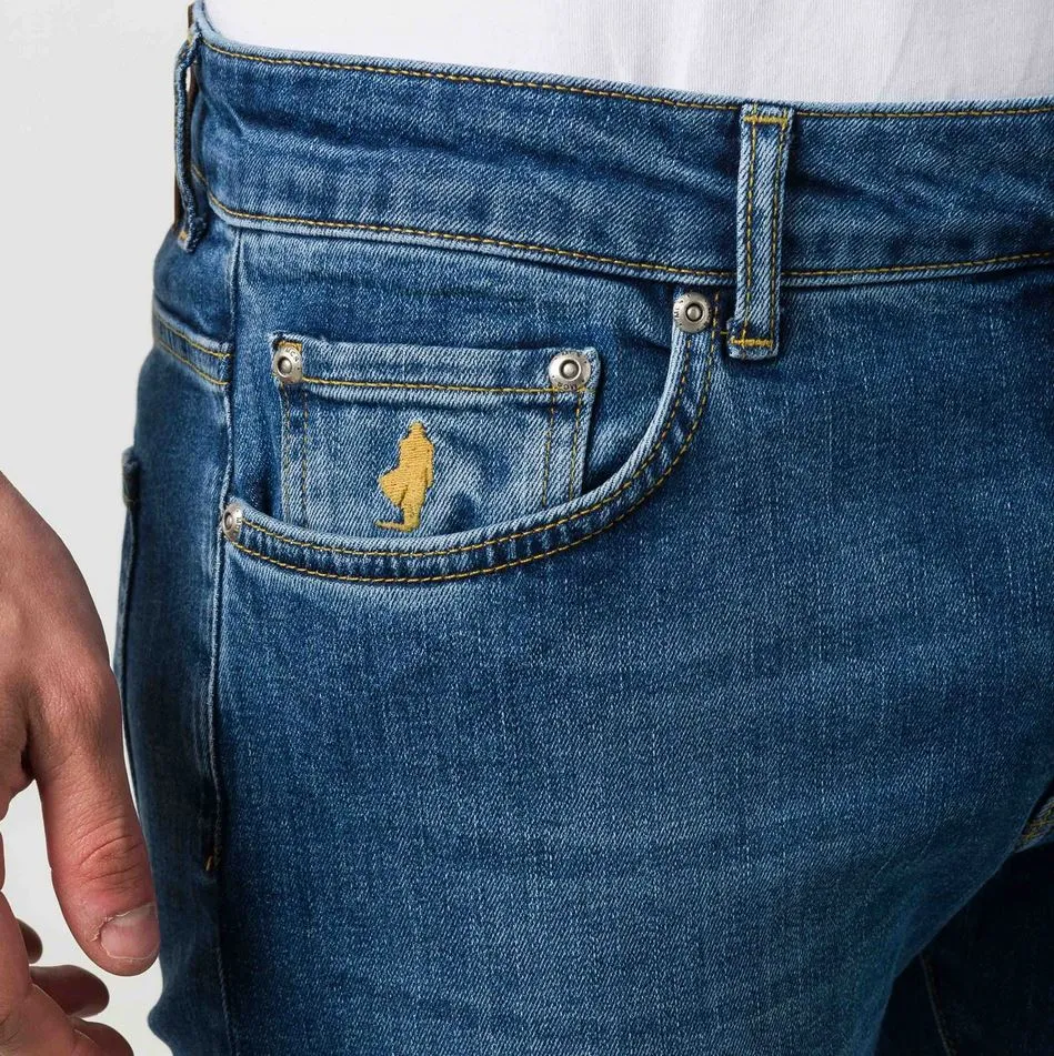Jeans stretch lavaggio medio mcs regular fit denim
