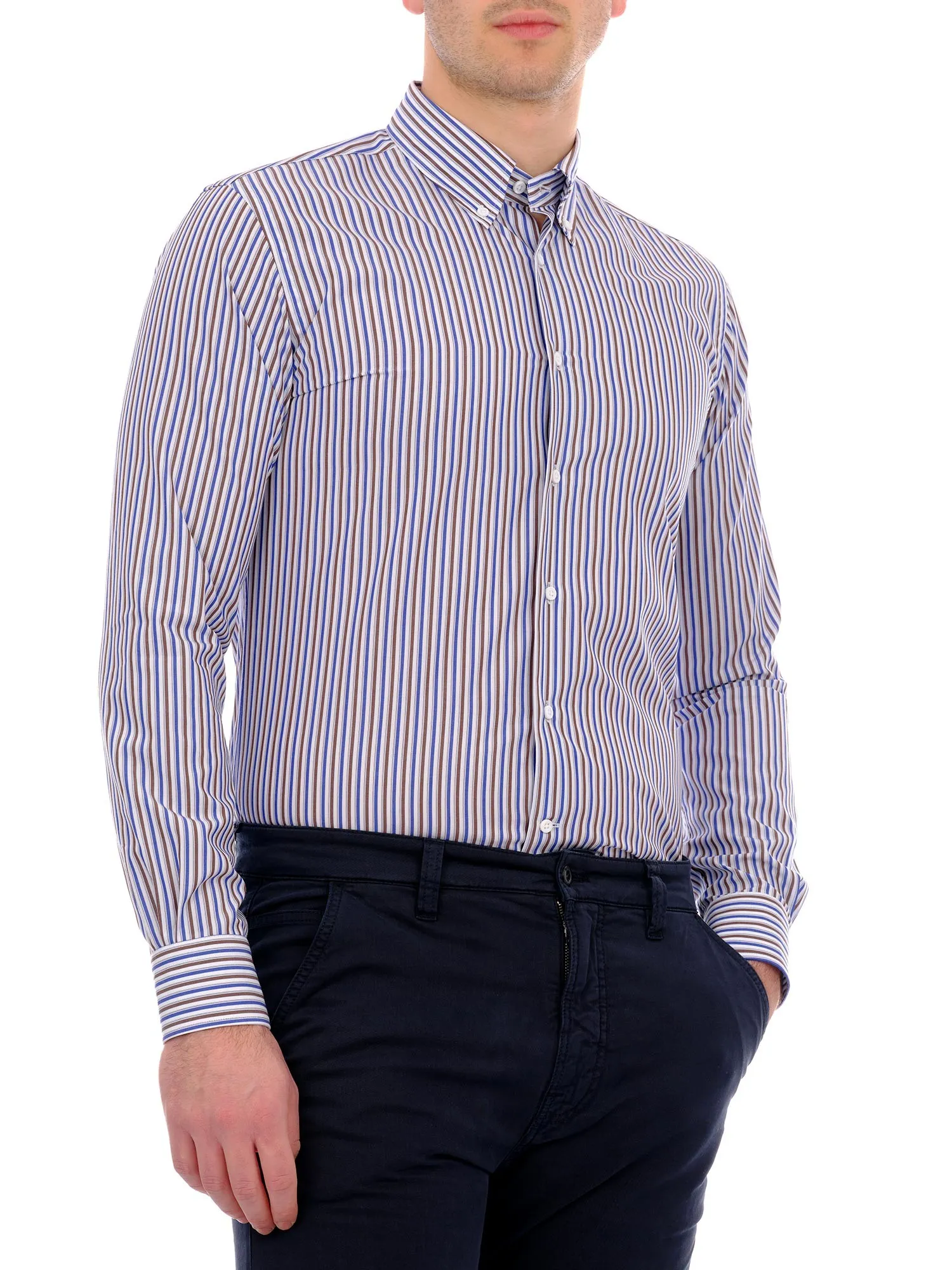 Journey Men's Shirt Blue Striped