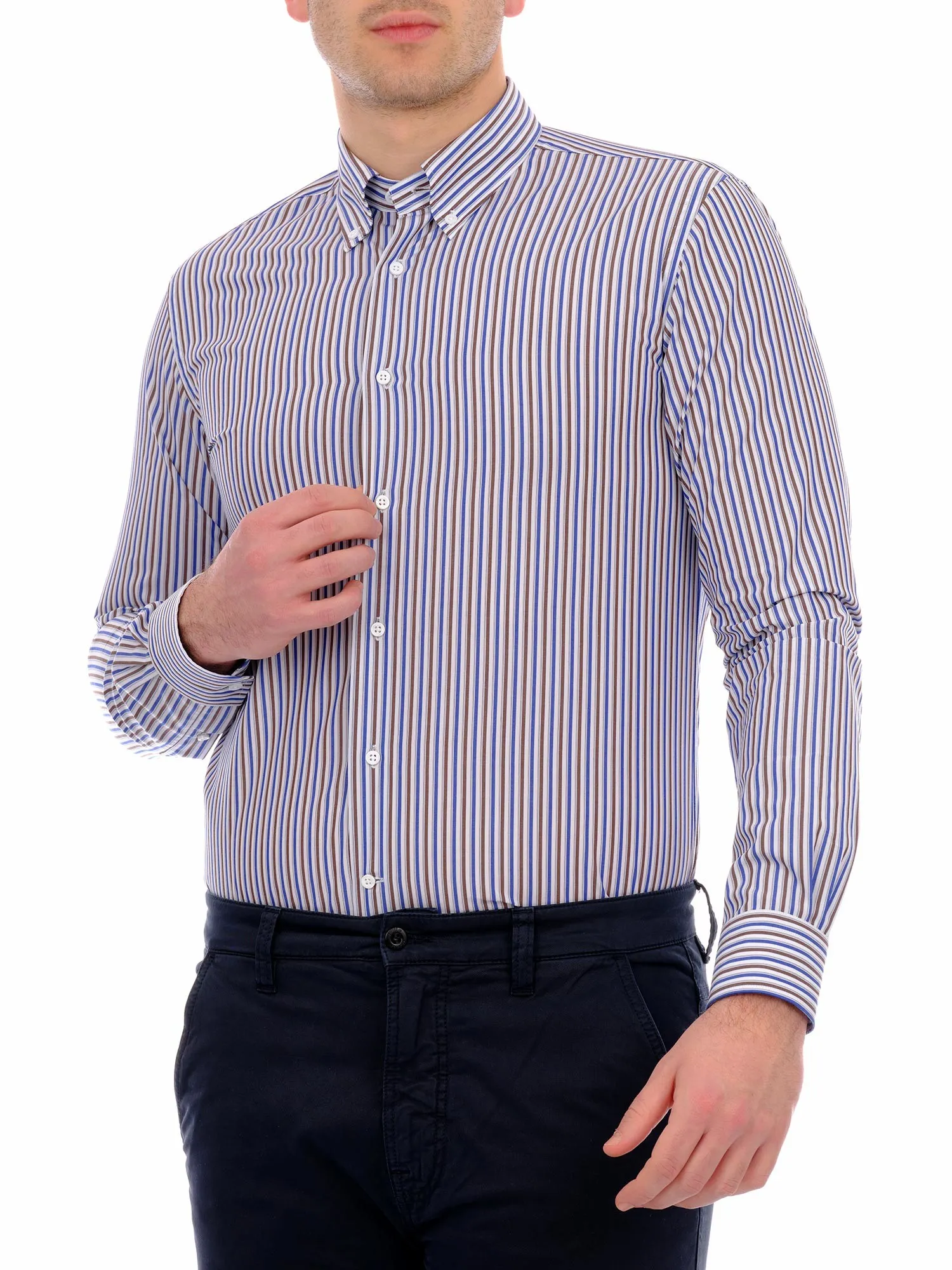 Journey Men's Shirt Blue Striped