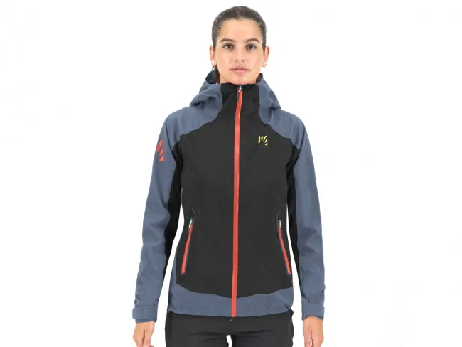 KARPOS GIACCA TREKKING DONNA ESTATE 2501077 017  W TEMPORALE BLACK/VINTAGE INDIGO