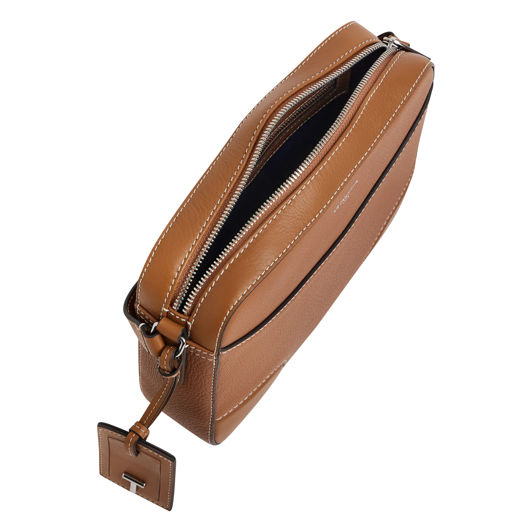  LE TANNEUR   ROMY - Borsa a tracolla in pelle martellata | Marrone