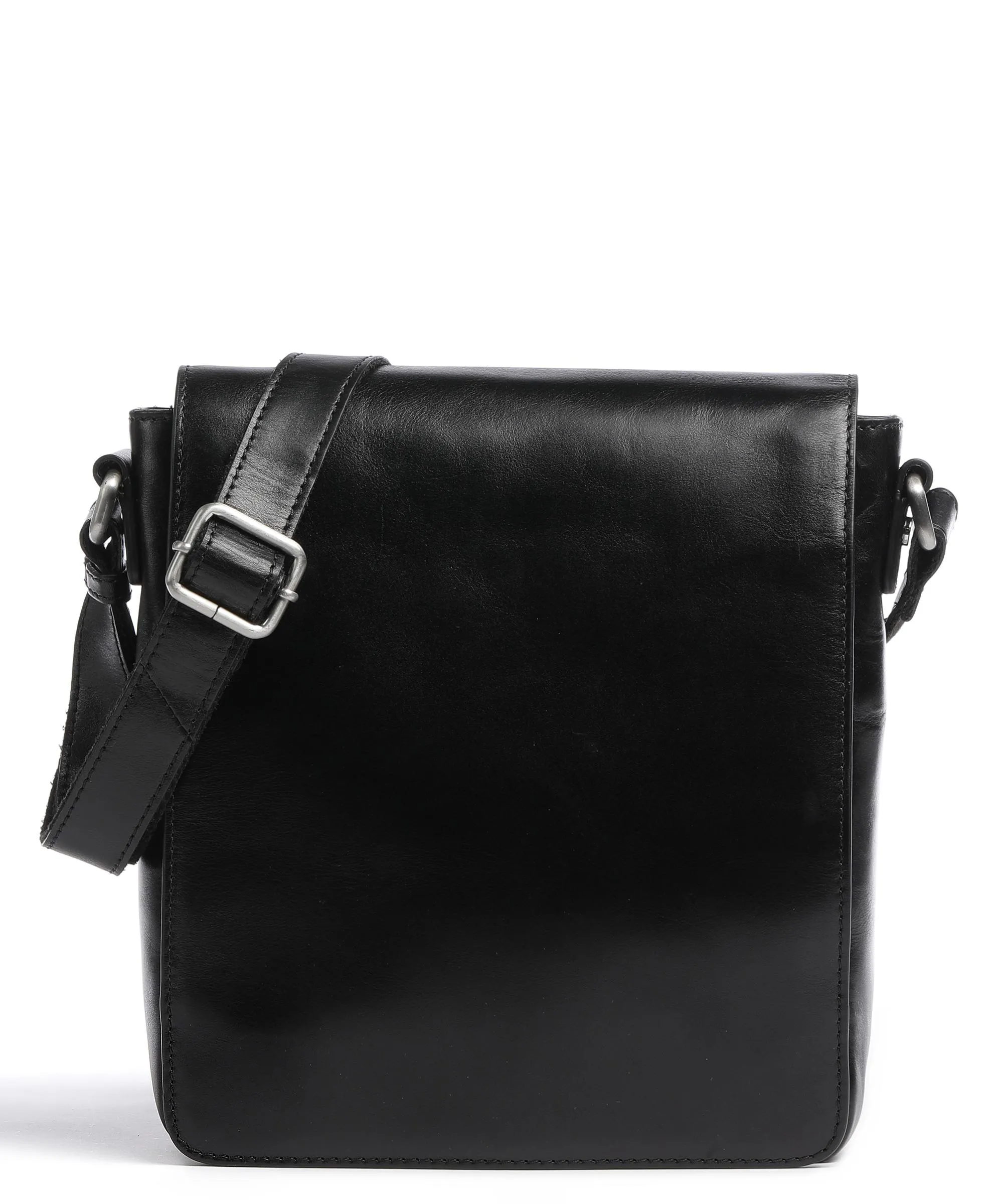  Leonhard Heyden Cambridge Borsa a tracolla pelle di vacchetta pull-up nero  
