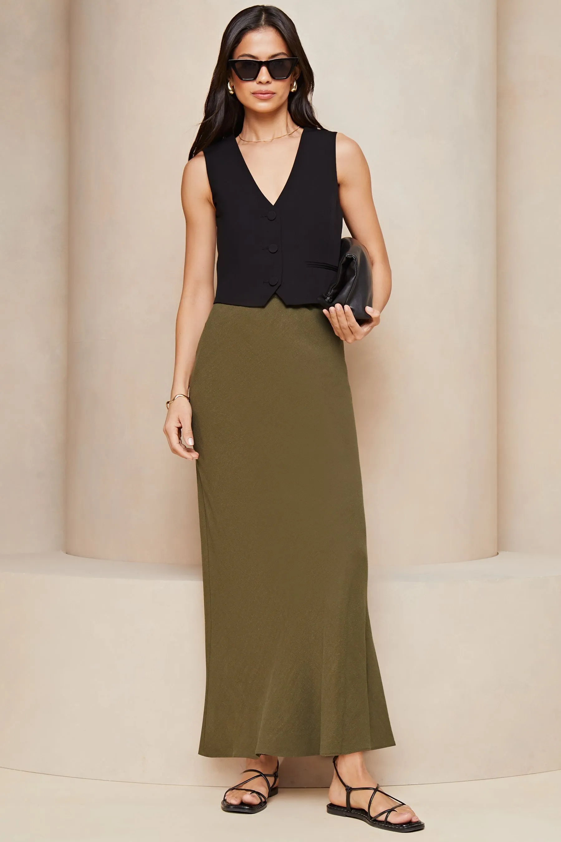 Lipsy - Gonna maxi in lino