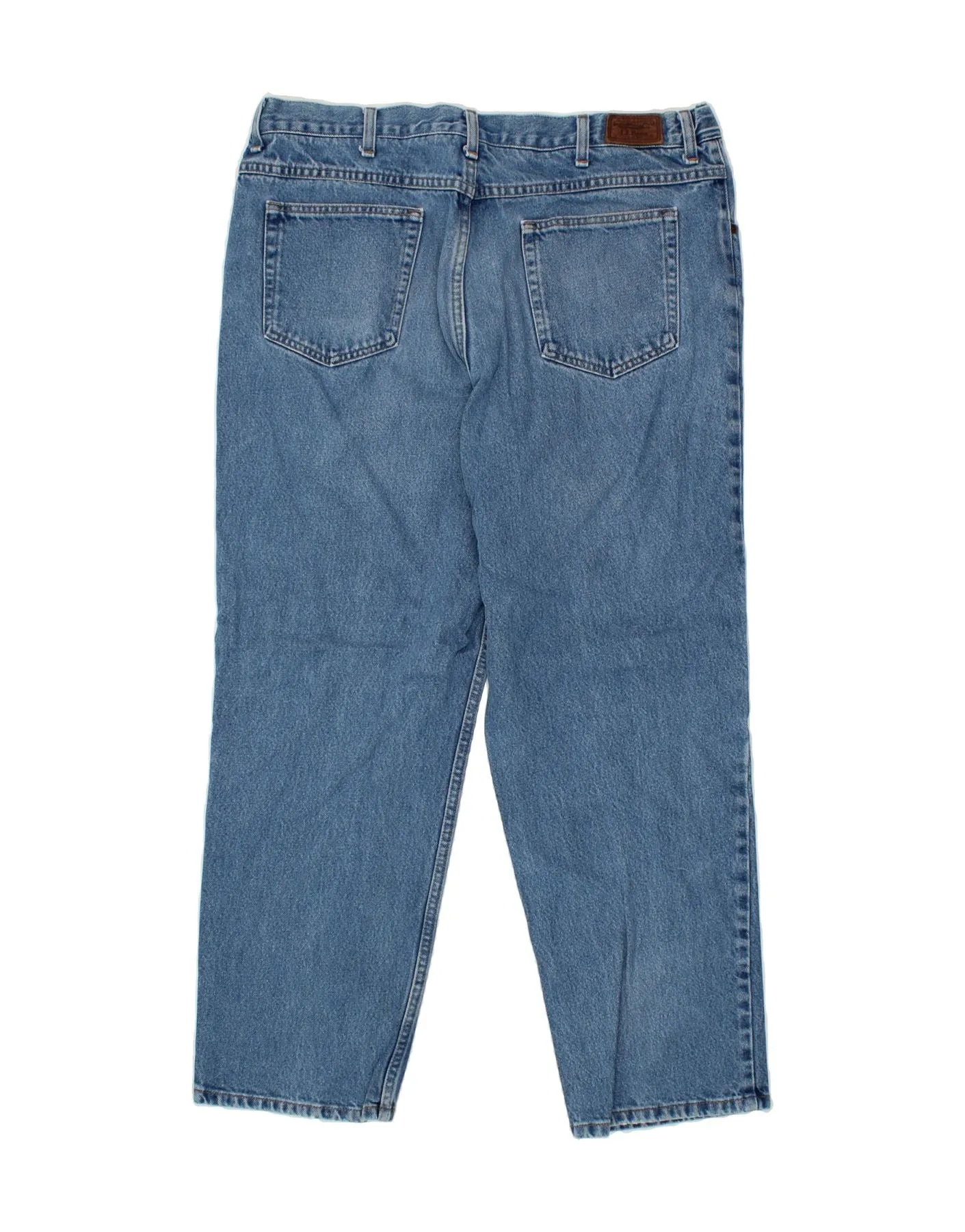 L.L.BEAN Mens Comfort Fit Slim Jeans W38 L30 Blue Cotton