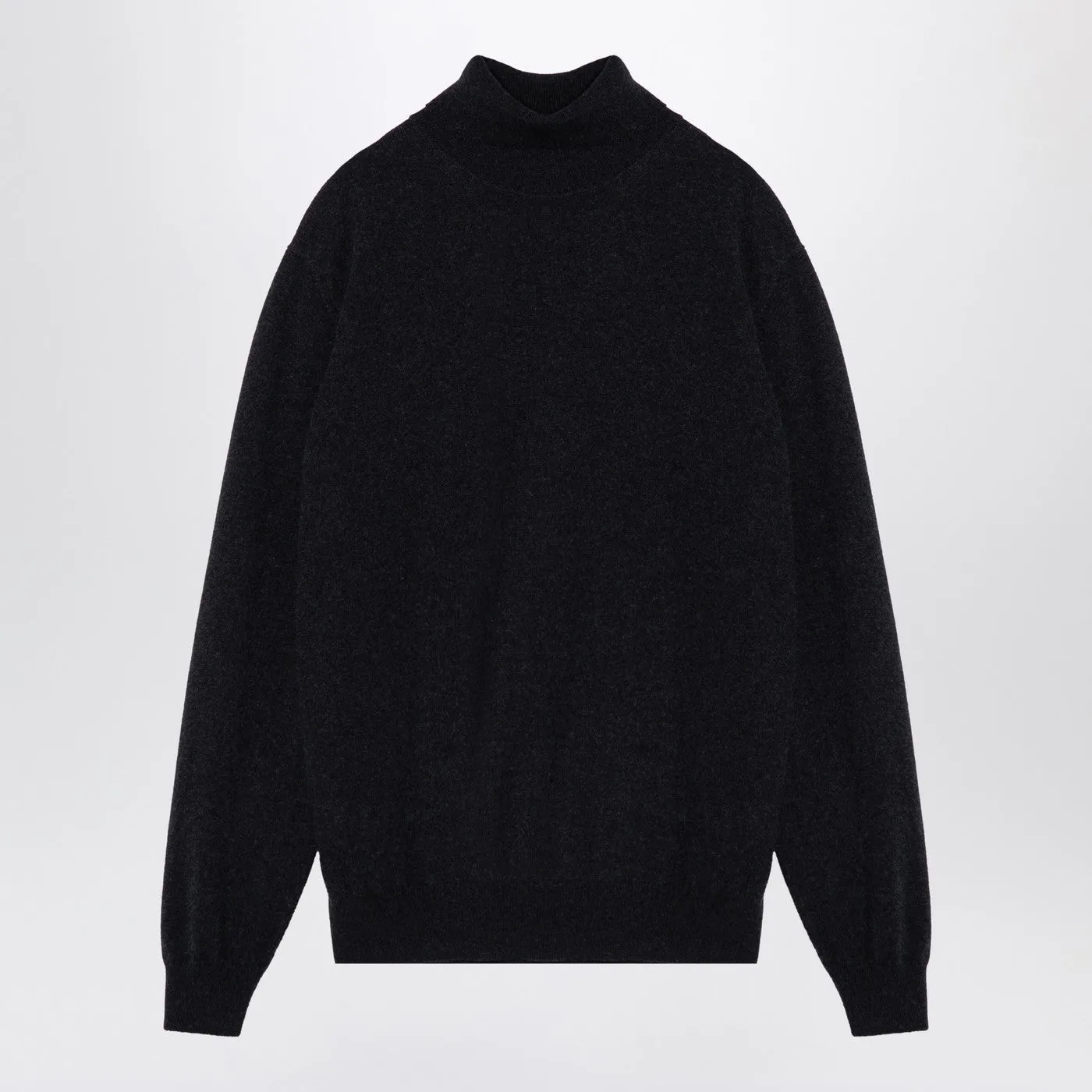 Loro Piana Grey Grey Cashmere Turtleneck Sweater
