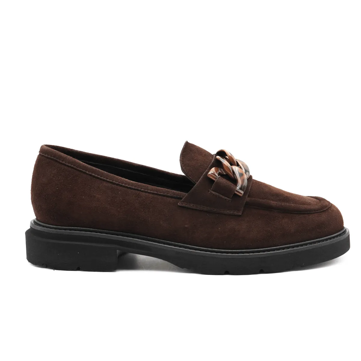 LUCA GROSSI MOCASSINO G882M CAMOSCIO MARRONE  
