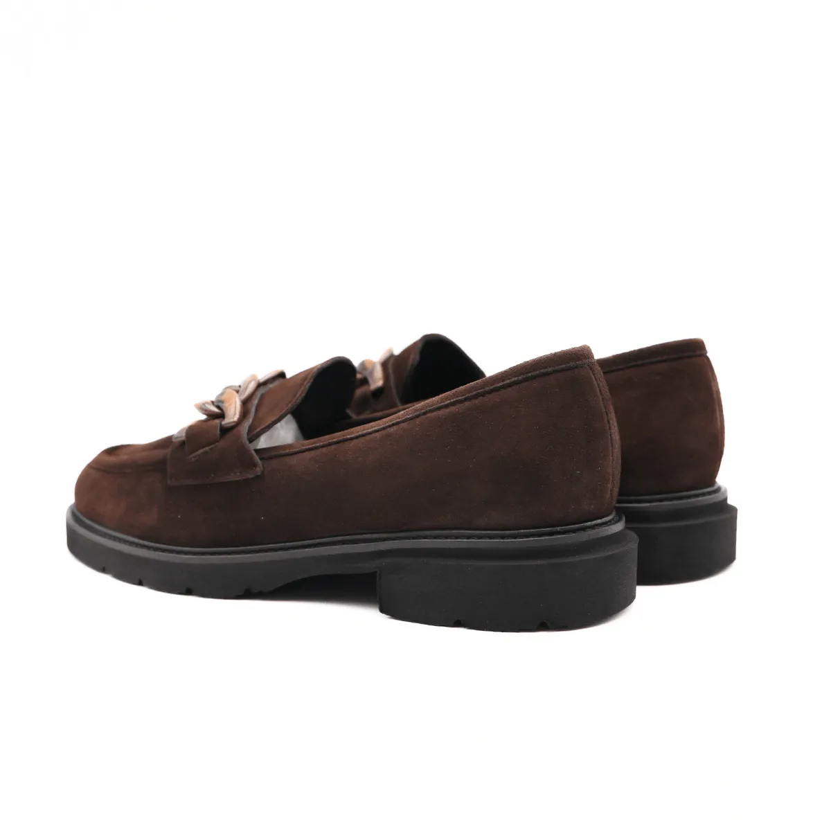 LUCA GROSSI MOCASSINO G882M CAMOSCIO MARRONE  