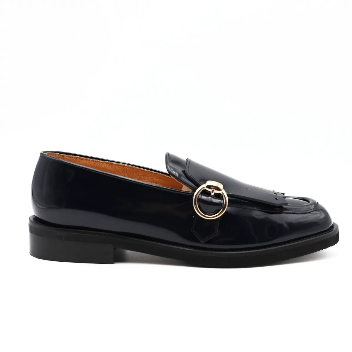 LUCA GROSSI MOCASSINO H485M SPAZZOLATO NERO  