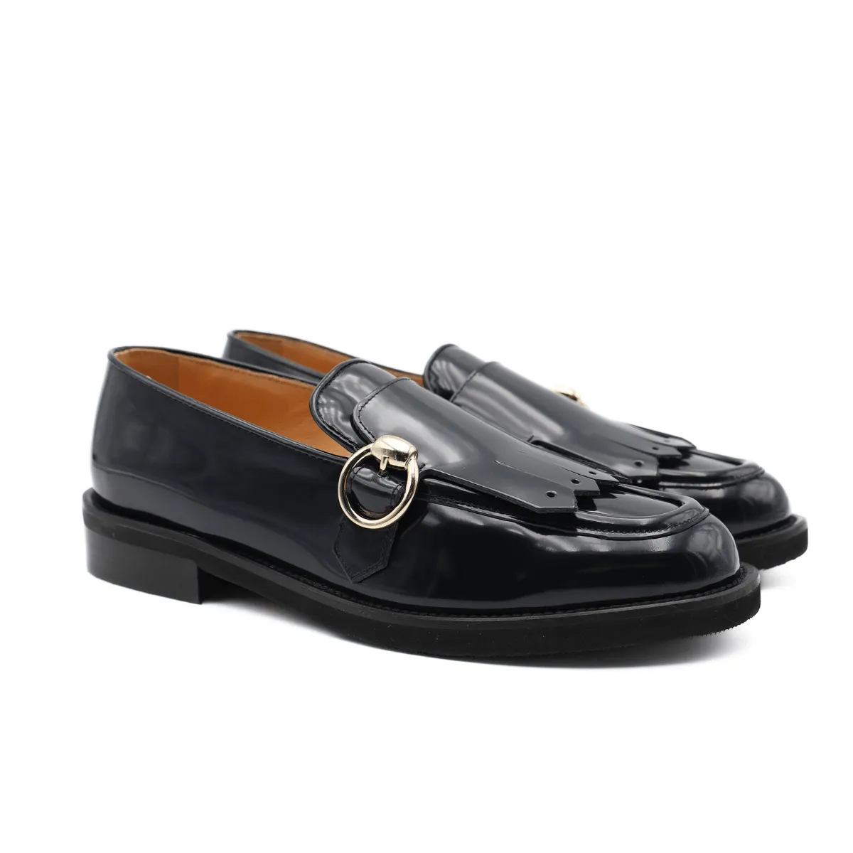 LUCA GROSSI MOCASSINO H485M SPAZZOLATO NERO  