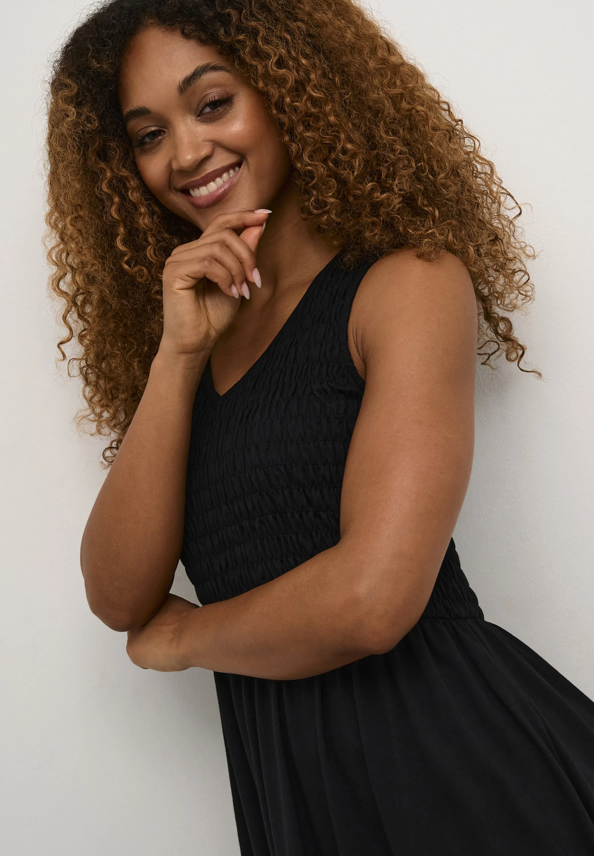 LULA V NECK  - Vestito di maglina