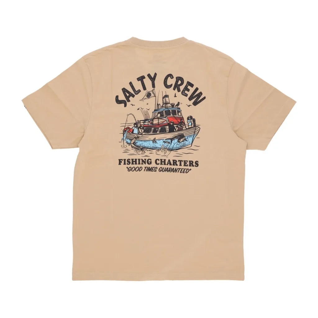 maglietta uomo fishing charters premium CAMEL