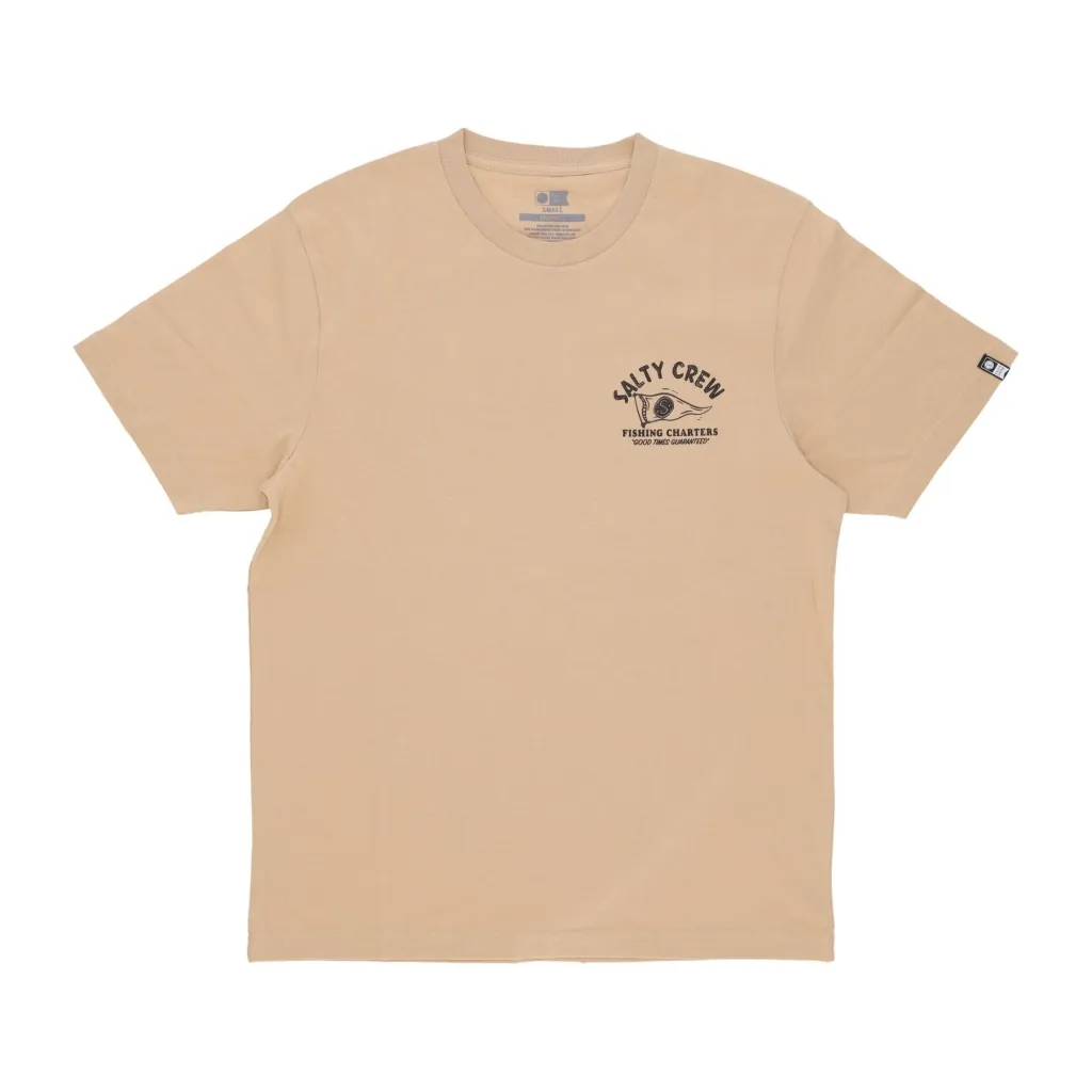 maglietta uomo fishing charters premium CAMEL