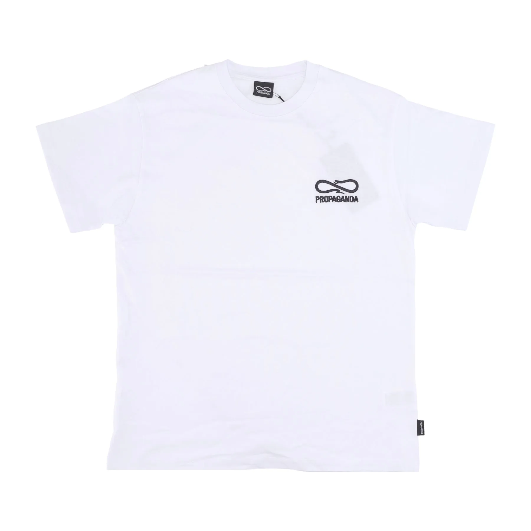 Maglietta Uomo Logo Embroidery Tee White