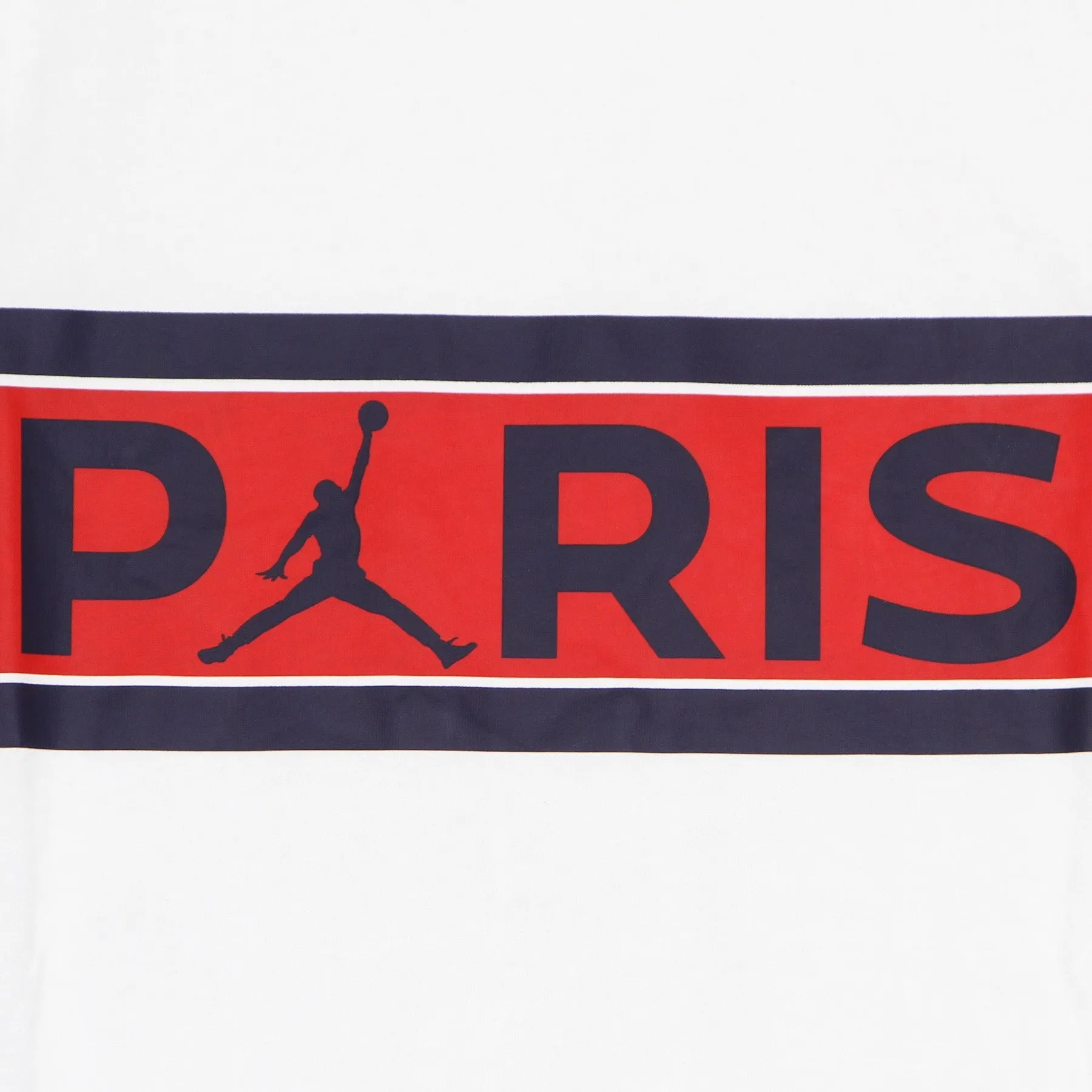 Maglietta Uomo Paris Saint Germain Wordmark Tee White