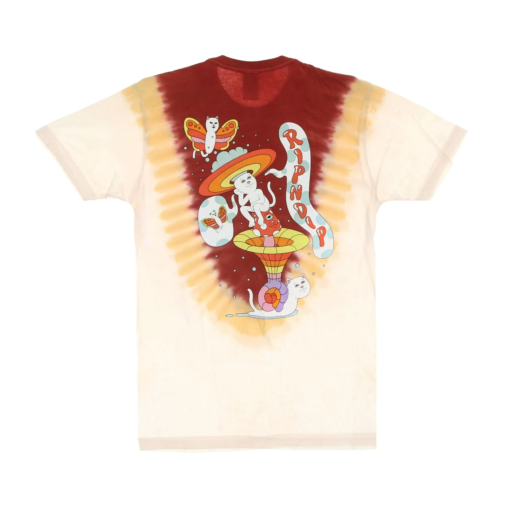 Maglietta Uomo Solar Dream Tee Burgundy/peach U Dye