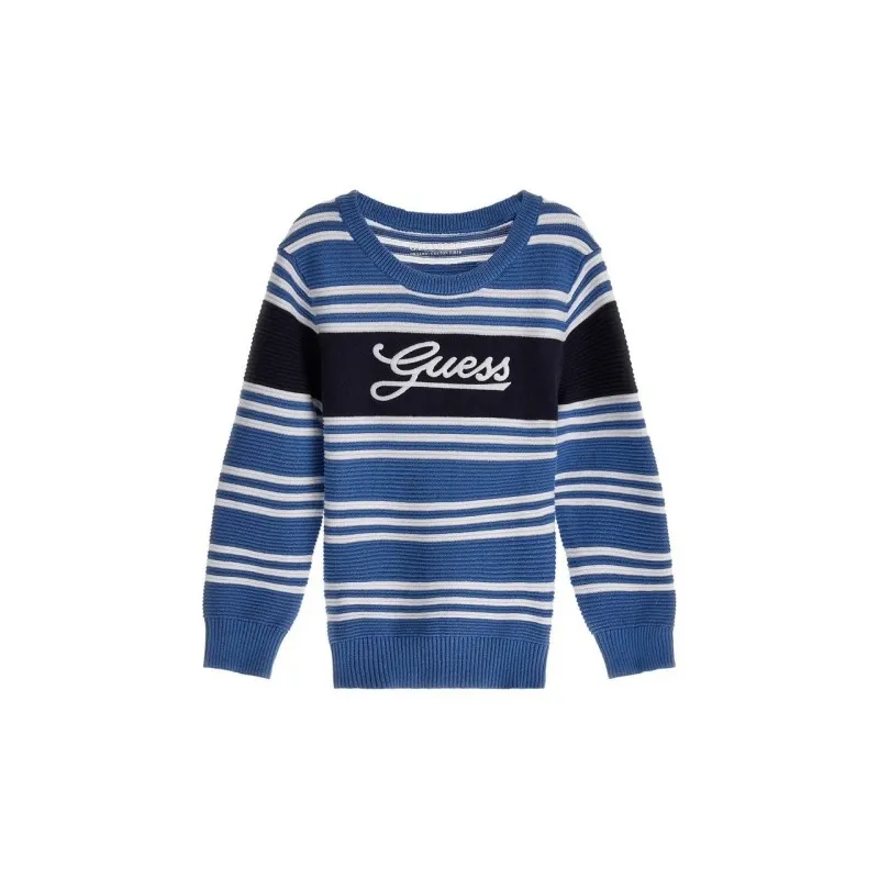 MAGLIONE A RIGHE ALL OVER PER BAMBINI GUESS