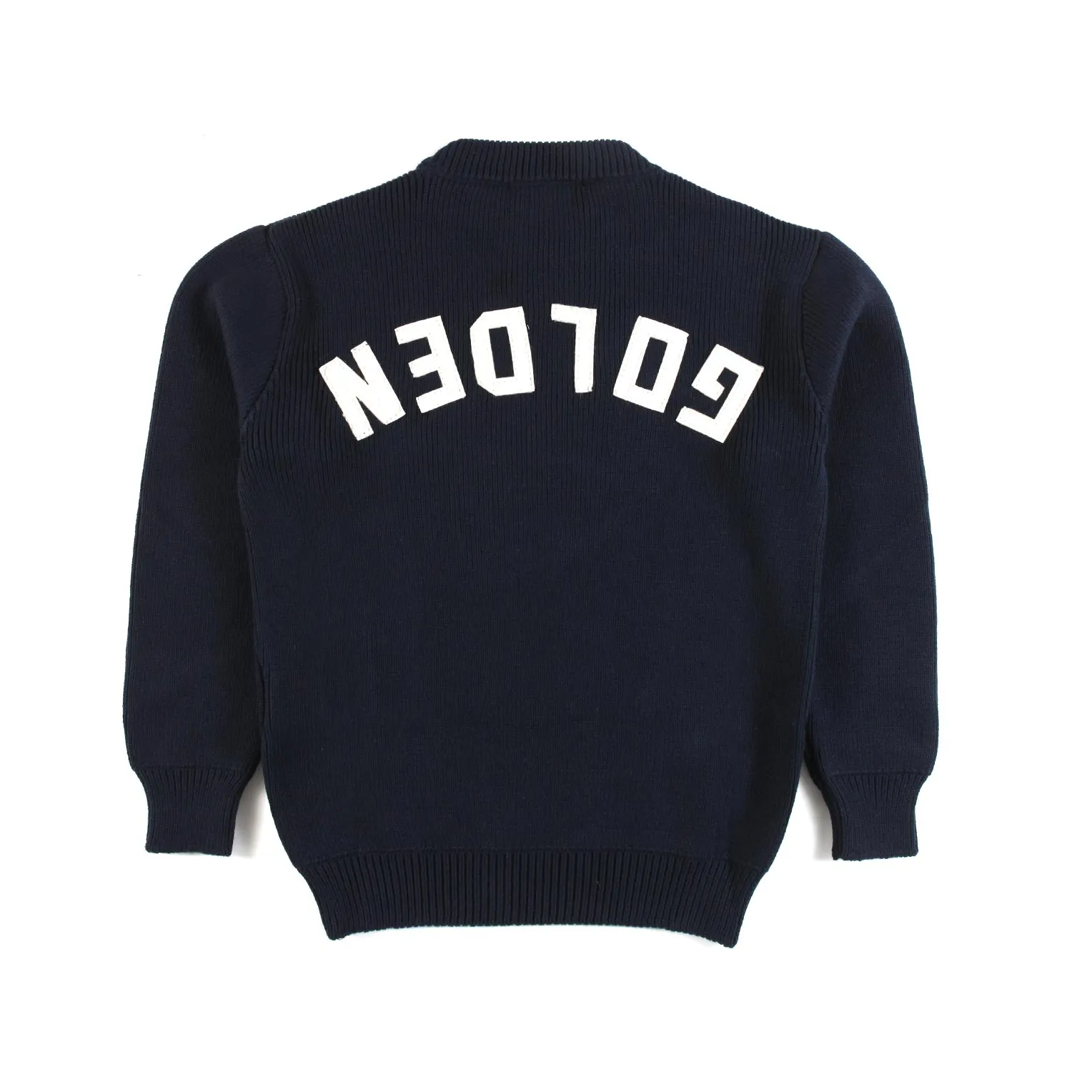 Maglione Blu Scuro Con Logo Bianco Bambino Teen