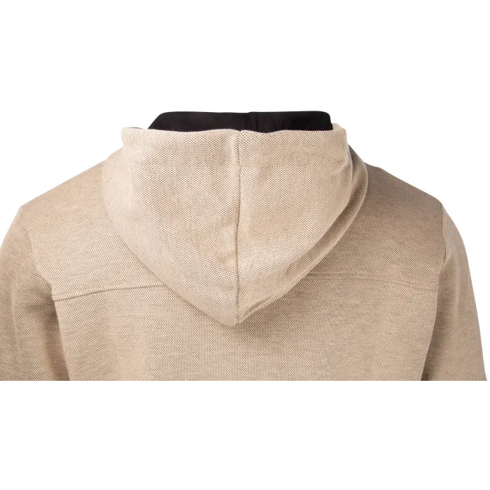 Maglione Gabbiano urban con zip e cappuccio Beige