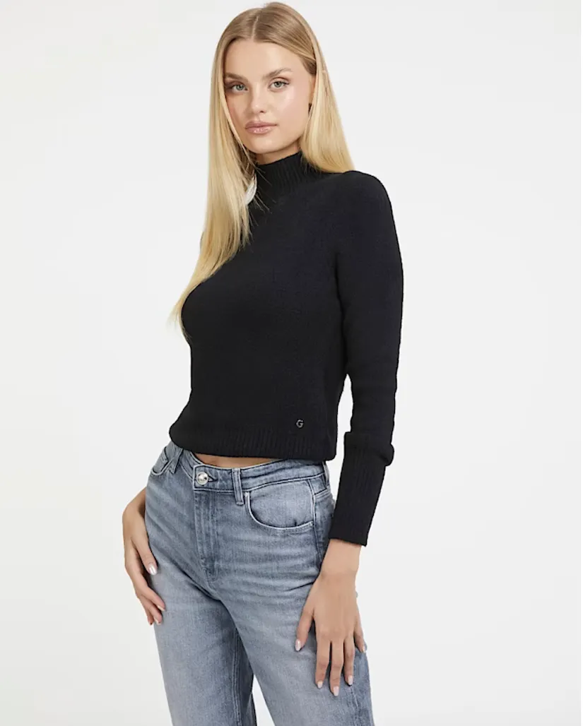 Maglione Guess Donna collo alto W2RR17Z2YA0-JBLK