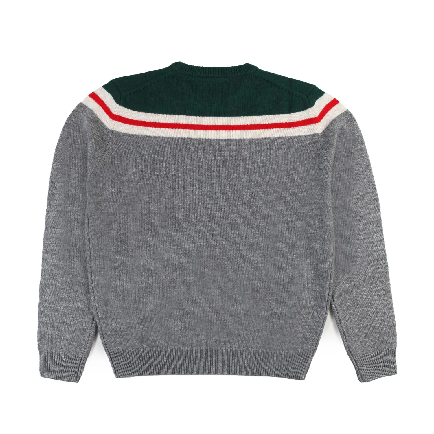 Maglione Mc2 Douglas Ski Bands Grigio E Verde