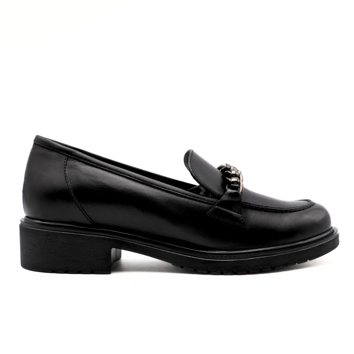 MELLUSO MOCASSINO R35523 CATENA NERO  
