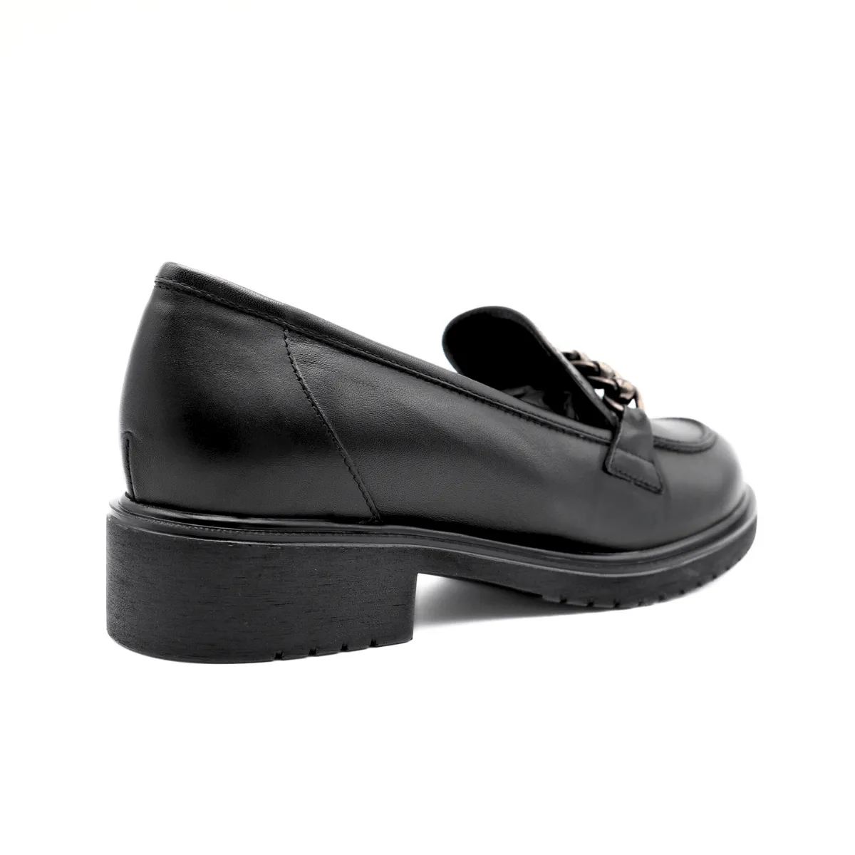 MELLUSO MOCASSINO R35523 CATENA NERO  