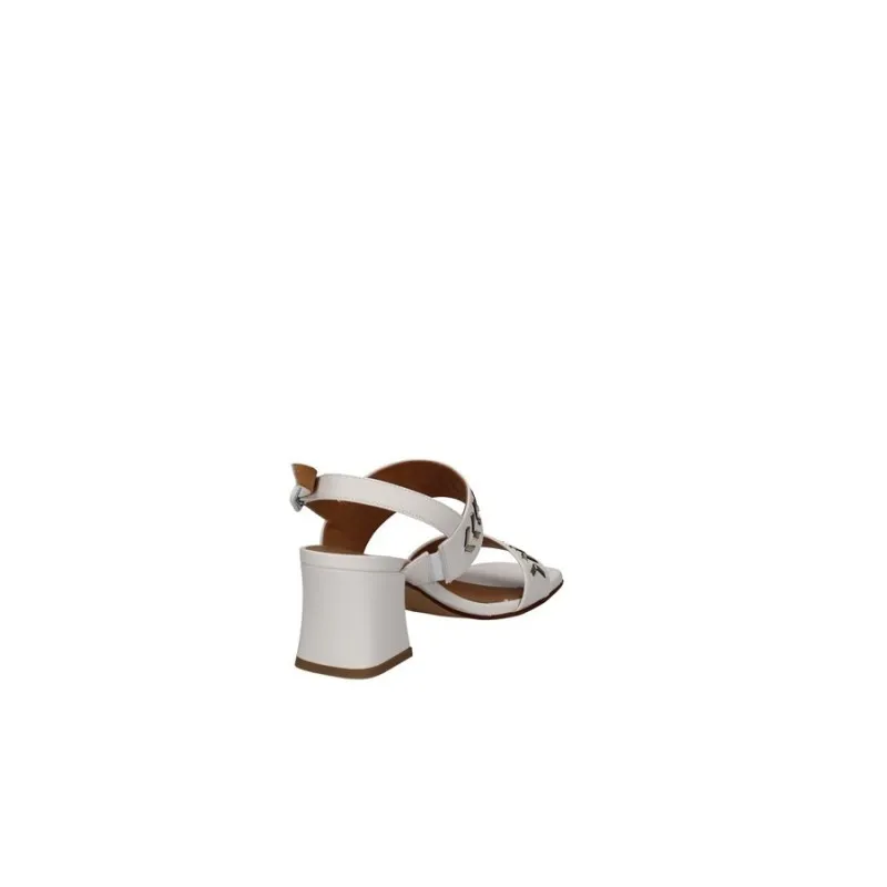 Melluso Sandalo Donna in Pelle Bianco