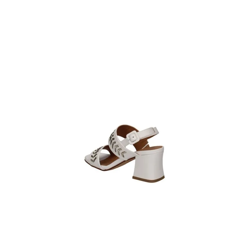 Melluso Sandalo Donna in Pelle Bianco