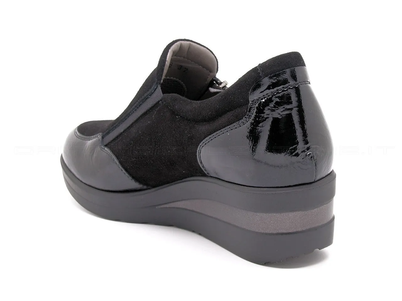 Melluso Walk scarpe accollate con zip