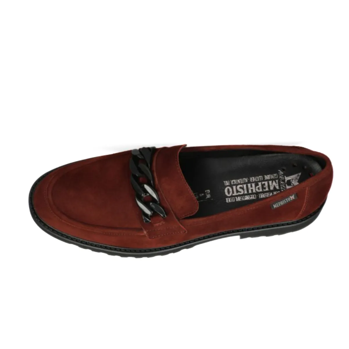 MEPHISTO MOCASSINO SALKA CATENA BORDEAUX  