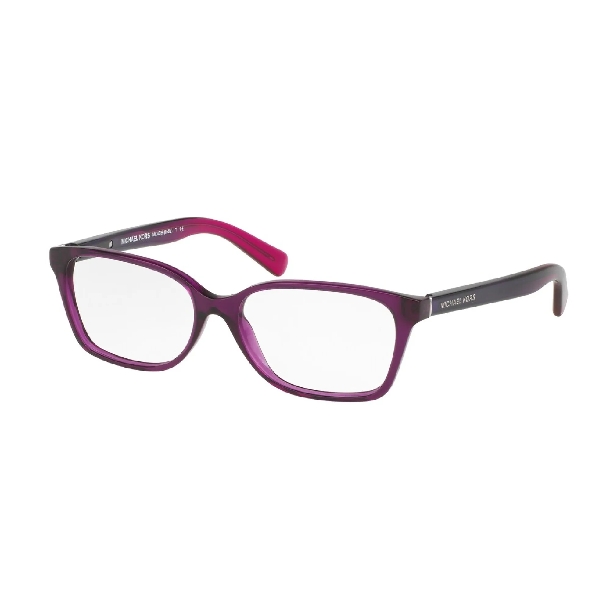   Michael Kors MK 4039 India 3222 Viola Trasparente | Occhiale Da Vista Donna 