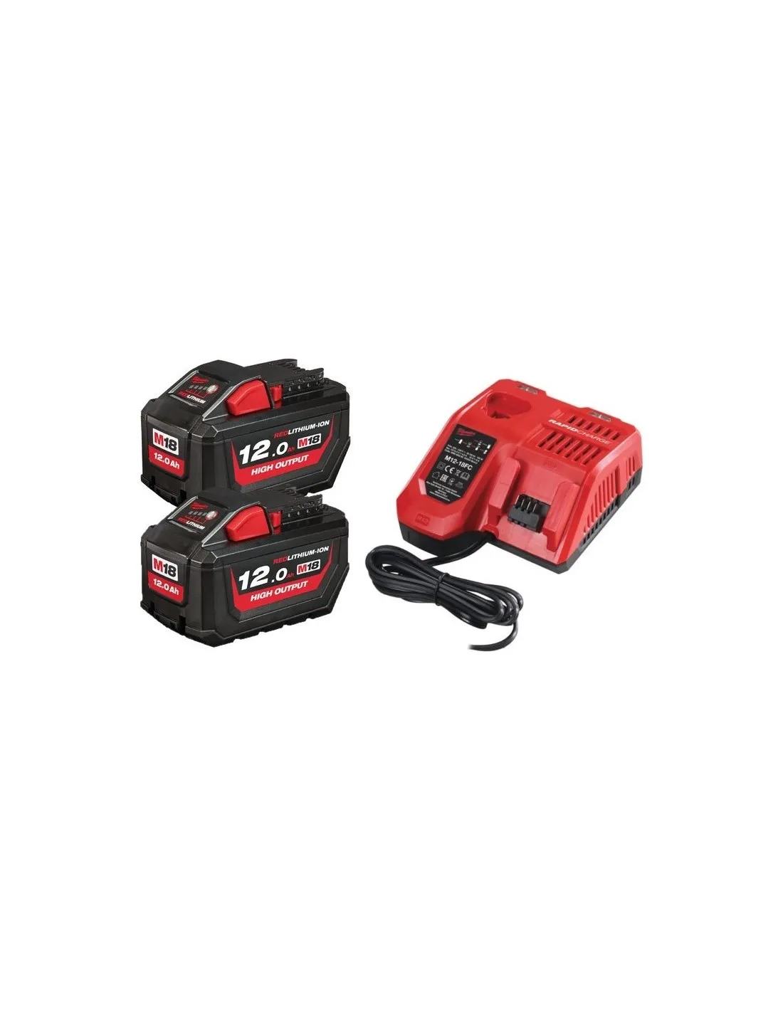 Milwaukee Kit Energy 18V 12,0 Ah