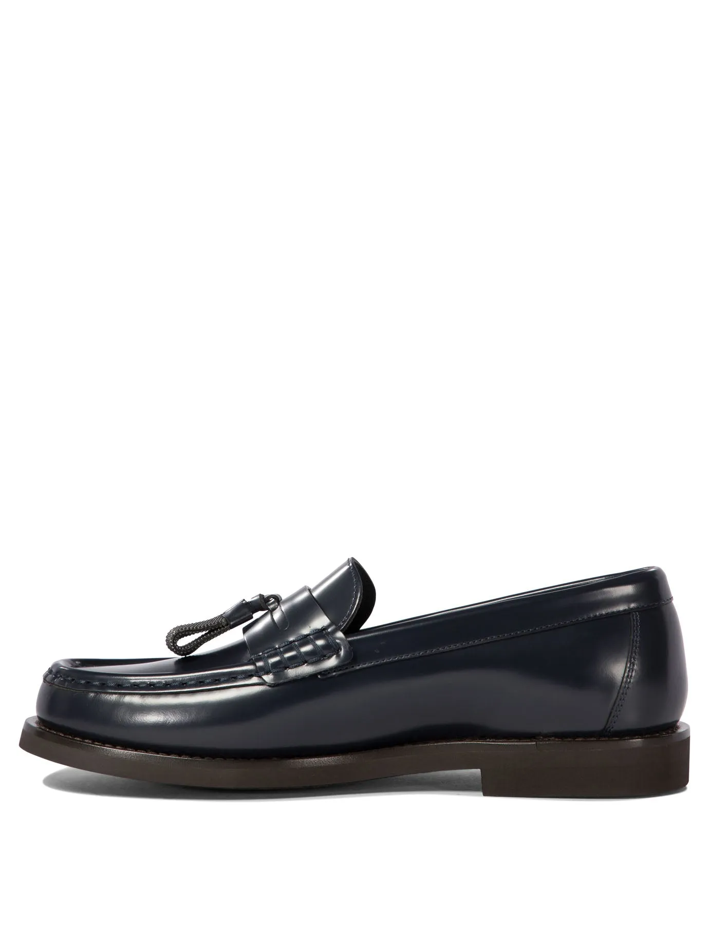 Mocassini Brunello Cucinelli con nappe lucenti