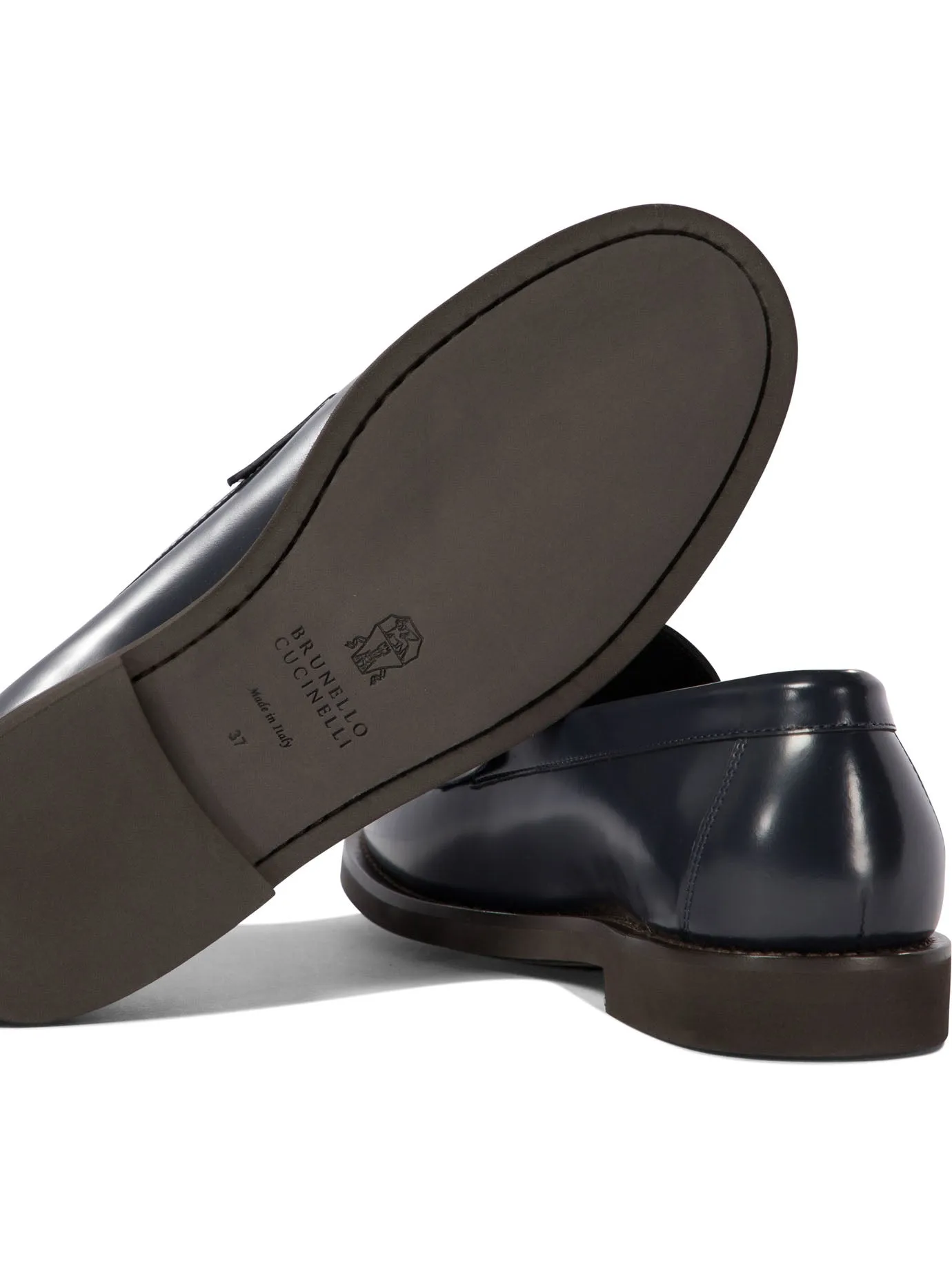 Mocassini Brunello Cucinelli con nappe lucenti