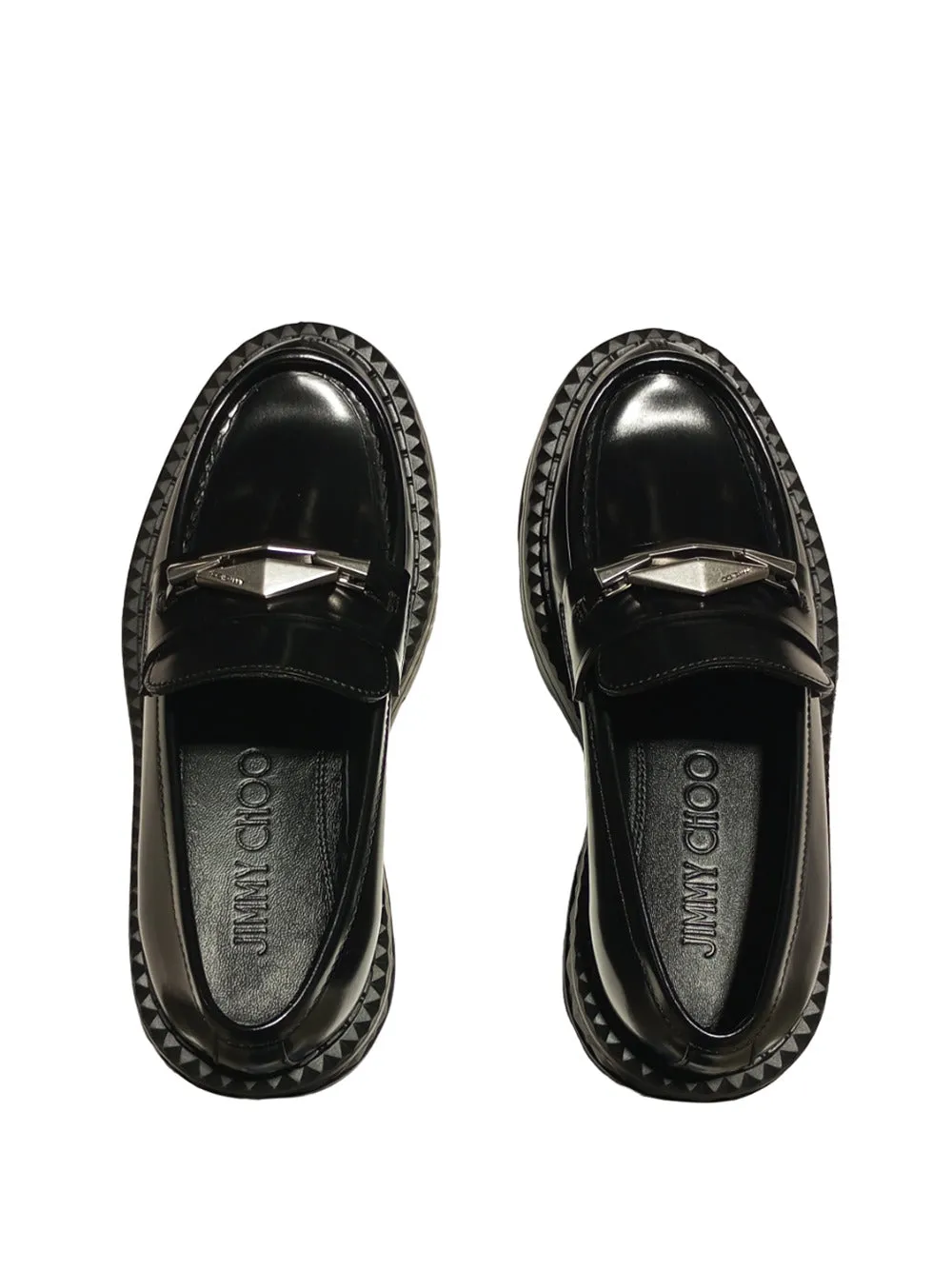 Mocassini Jimmy Choo Black Boxkskin